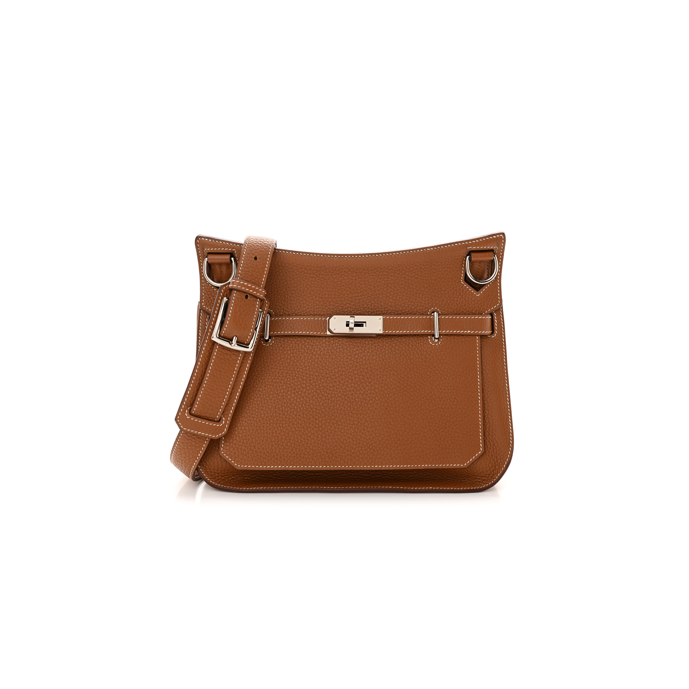HERMÈS GOLD CLÉMENCE JYPSIÈRE 28 (28*22*12cm) 